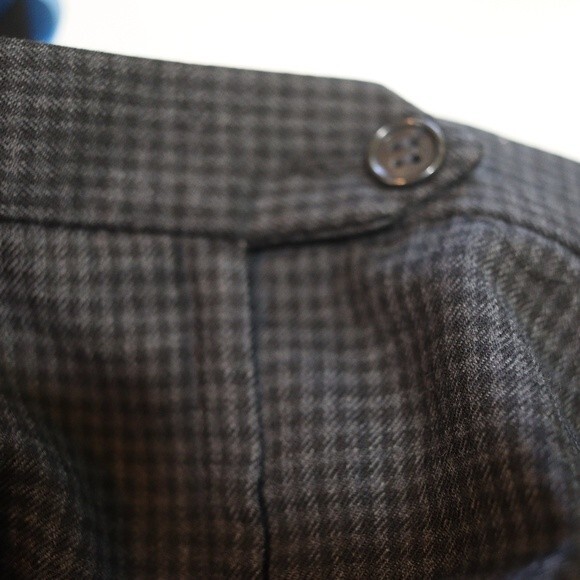 Mark Shale Vintage Charcoal Gingham Skirt Suit with Oriental Style Jacket 12 - Picture 9 of 15